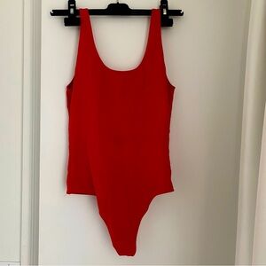 Wilfred Bold Red Lycra Bodysuit